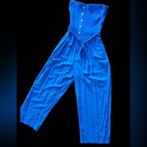 Wide leg rayon jumpsuit nwt 2xl